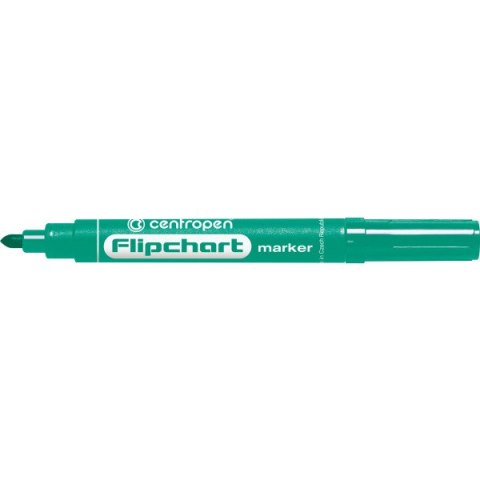 Marker FLIPCHART 8550 zielony okrągła końcówka CENTROPEN Marker FLIPCHART 8550 zielony okrągła końcówka CENTROPEN