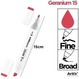 Marker alkoholowy dwustronny GERANIUM PP915-15 ARTIX