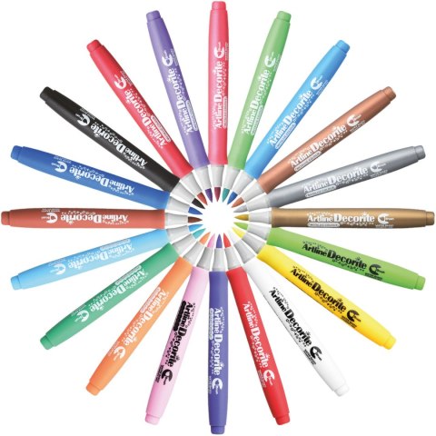 Marker dekoracyjny DECORITE brush ARTLINE mix 30szt. AR-035 TOMA Marker dekoracyjny DECORITE brush ARTLINE mix 30szt. AR-035 TOMA