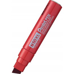 Marker permanentny N50XL-B gruby czerwony PENTEL