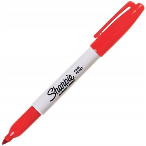 Marker permanentny SHARPIE FINE czerwony S0810940 Marker permanentny SHARPIE FINE czerwony S0810940