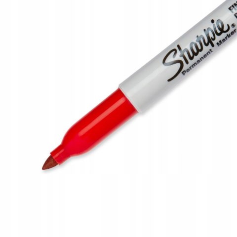 Marker permanentny SHARPIE FINE czerwony S0810940 Marker permanentny SHARPIE FINE czerwony S0810940