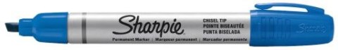 Marker permanentny SHARPIE ścięty niebieski S0945780 Marker permanentny SHARPIE ścięty niebieski S0945780