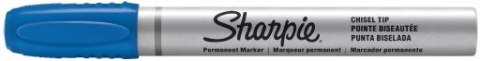 Marker permanentny SHARPIE ścięty niebieski S0945780 Marker permanentny SHARPIE ścięty niebieski S0945780