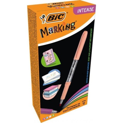 Markery BIC permanentne INTENSE zielony, brzoswkinia, błękitny,fiolet po3szt. 950469 Markery BIC permanentne INTENSE zielony, brzoswkinia, błękitny,fiolet po3szt. 950469