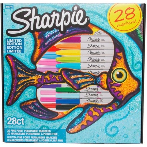 Markery perm. SHARPIE 28szt. zestaw`RYBA`2061125 Markery perm. SHARPIE 28szt. zestaw`RYBA`2061125