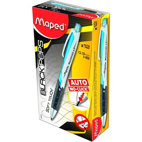 Ołówek automatyczny BLACKPEPS 0.5 niebieski 559530 MAPED Ołówek automatyczny BLACKPEPS 0.5 niebieski 559530 MAPED