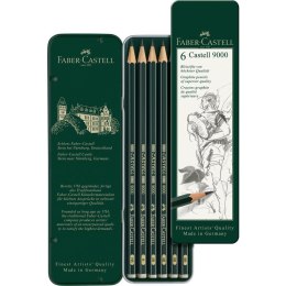 Ołówek CASSTELL 9000 (6szt.) 119063 FC FABER-CASTELL