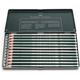 Ołówek CASTELL 9000 (12szt.) opakowanie metalowe 119065 FC FABER -CASTEL Ołówek CASTELL 9000 (12szt.) opakowanie metalowe 119065 FC FABER -CASTEL