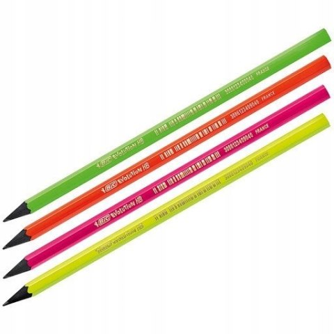 Ołówek EVOLUTION FLUO bez gumki 940757 BIC Ołówek EVOLUTION FLUO bez gumki 940757 BIC