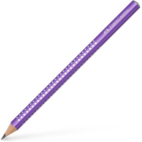 Ołówek JUMBO SPARKLE PEARL fioletowy twardość B 111604 111604 Faber-Castell Ołówek JUMBO SPARKLE PEARL fioletowy twardość B 111604 111604 Faber-Castell
