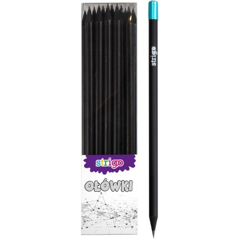 Ołówek z diamentem HB-czarne drewno BD01 STRIGO Ołówek z diamentem HB-czarne drewno BD01 STRIGO