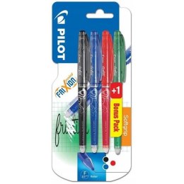 Pióro FRIXION PILOT 3pakx 4x0,5mm czar. nieb. czer i ziel. 3445