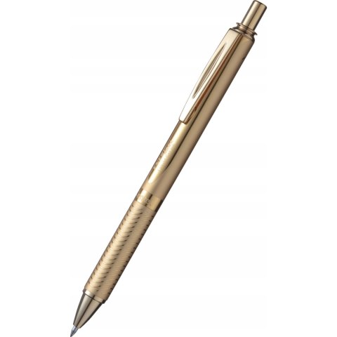 Pióro kulkowe ENERGEL BL407XC wkład niebieski o budowa złota PENTEL Pióro kulkowe ENERGEL BL407XC wkład niebieski o budowa złota PENTEL