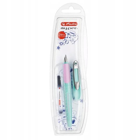 Pióro wieczne my.pen M miętowe-lila 10999753 HERLITZ Pióro wieczne my.pen M miętowe-lila 10999753 HERLITZ