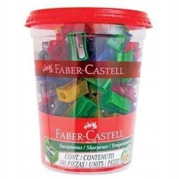 Temperówka plastikowa kostka mix kolor 580000 FABER-CASTELL Temperówka plastikowa kostka mix kolor 580000 FABER-CASTELL