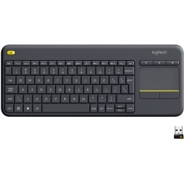 Klawiatura LOGITECH K400 czarna Touchpad 920-007145