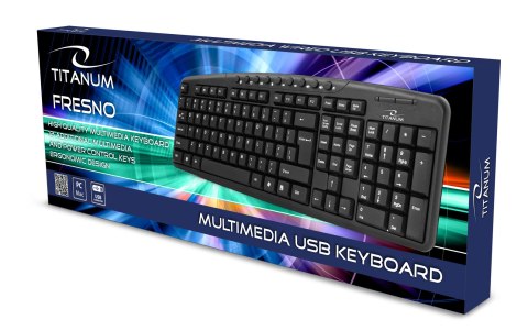 Klawiatura TITANUM FRESNO TK107 multimedialna Klawiatura TITANUM FRESNO TK107 multimedialna