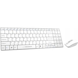 Klawiatura + mysz bezprzewodowa ESPERANZA LIBERTY biała EK122W 2.4GHz