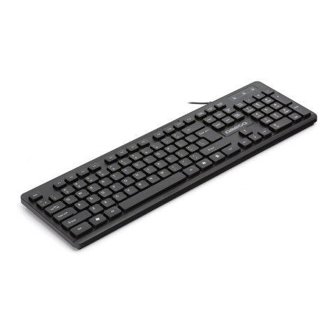 Klawiatura przewodowa WIRED USB US czarna OMEGA (45687) Klawiatura przewodowa WIRED USB US czarna OMEGA (45687)