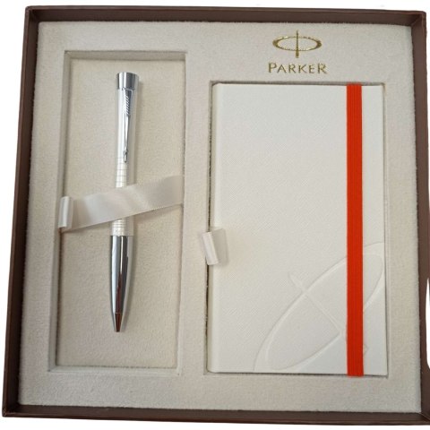 Komplet URBAN PREMIUM perłowy CT długopis + notatnik w eleganckim pudełku 1910299 PARKER Komplet URBAN PREMIUM perłowy CT długopis + notatnik w eleganckim pudełku 1910299 PARKER