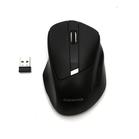 Mysz OMEGA bezprzewodowa 1000/1200/1600dpi czarna 45860 Mysz OMEGA bezprzewodowa 1000/1200/1600dpi czarna 45860