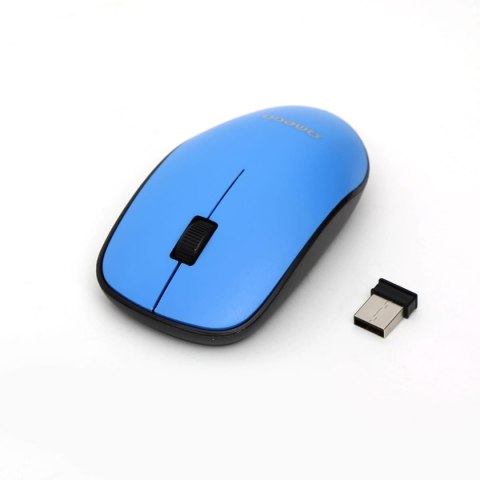 Mysz OMEGA bezprzewodowa optyczna 1200dpi USB niebieska (42862) Mysz OMEGA bezprzewodowa optyczna 1200dpi USB niebieska (42862)
