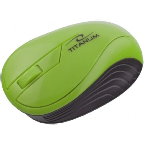 Mysz bezprzewodowa optyczna USB neon zielona TM115G TITANUM Mysz bezprzewodowa optyczna USB neon zielona TM115G TITANUM