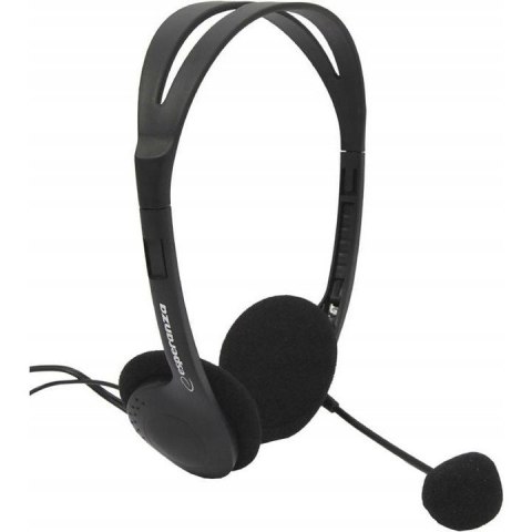 Słuchawki ESPERANZA stereo z mikrofonem EH102 Słuchawki ESPERANZA stereo z mikrofonem EH102