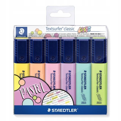 Zakreślacz Classic Colors 6kol. S 364 CWP6 STAEDTLER Zakreślacz Classic Colors 6kol. S 364 CWP6 STAEDTLER