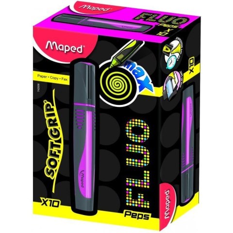 Zakreślacz FLUO PEPS max różowy 742936 MAPED Zakreślacz FLUO PEPS max różowy 742936 MAPED