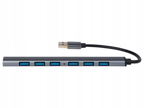 Hub USB-A BLOW 7xUSB 3.0 szary (86-070#) Hub USB-A BLOW 7xUSB 3.0 szary (86-070#)