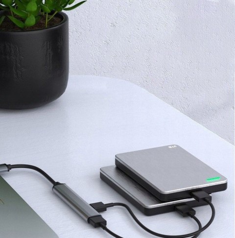 Hub USB-A BLOW 7xUSB 3.0 szary (86-070#) Hub USB-A BLOW 7xUSB 3.0 szary (86-070#)