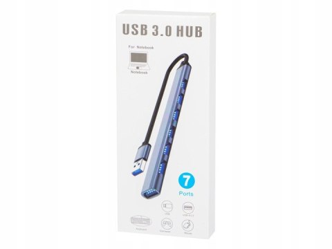 Hub USB-A BLOW 7xUSB 3.0 szary (86-070#) Hub USB-A BLOW 7xUSB 3.0 szary (86-070#)