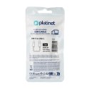 Kabel USB-C -> USB-C 1m 3A 60W LED biały PLATINET (45889)