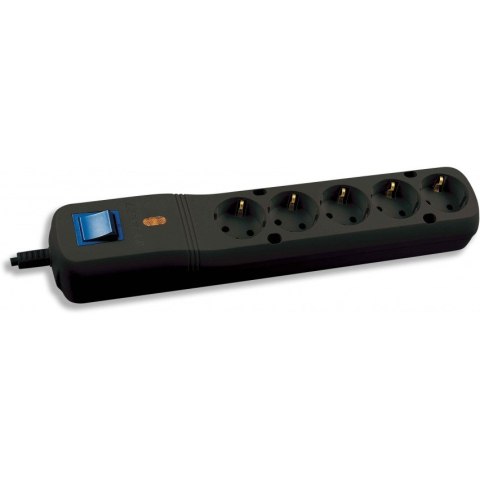 Listwa antyprzepięciowa 5g/1,5m czarna LV 530W G-A STANDARD LESTAR Listwa antyprzepięciowa 5g/1,5m czarna LV 530W G-A STANDARD LESTAR