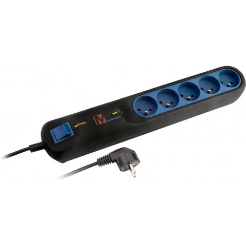 Listwa antyprzepięciowa 5g/5m czarna LF 2001A G-A PROFESSIONAL LESTAR Listwa antyprzepięciowa 5g/5m czarna LF 2001A G-A PROFESSIONAL LESTAR
