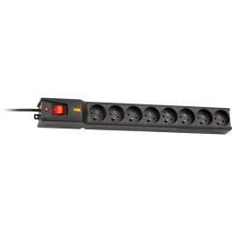 Listwa antyprzepięciowa 8g/3m czarna LXA 816 G-A LESTAR