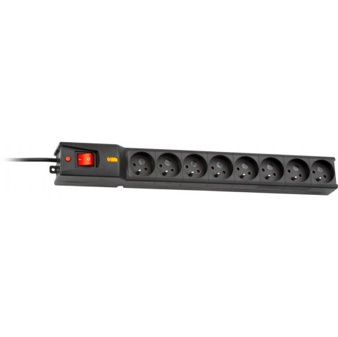 Listwa antyprzepięciowa 8g/3m czarna LXA 816 G-A LESTAR