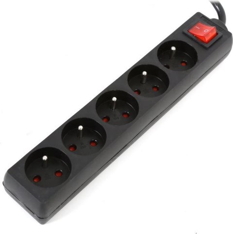Listwa zasilająca 5g/1,5m czarna FIESTA 10A/2500W uziemienie (42042) Listwa zasilająca 5g/1,5m czarna FIESTA 10A/2500W uziemienie (42042)