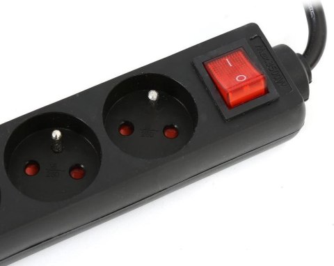 Listwa zasilająca 5g/1,5m czarna FIESTA 10A/2500W uziemienie (42042) Listwa zasilająca 5g/1,5m czarna FIESTA 10A/2500W uziemienie (42042)