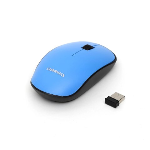 Mysz OMEGA bezprzewodowa optyczna 1200dpi USB niebieska (42862) Mysz OMEGA bezprzewodowa optyczna 1200dpi USB niebieska (42862)