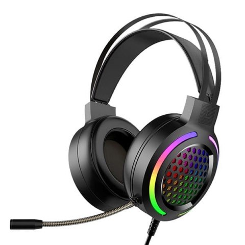 Mysz + słuchawki MARVO MH01BK mysz optyczna 6400dpi 6 klawiszy, słuchawki z mikrofonem Mysz + słuchawki MARVO MH01BK mysz optyczna 6400dpi 6 klawiszy, słuchawki z mikrofonem
