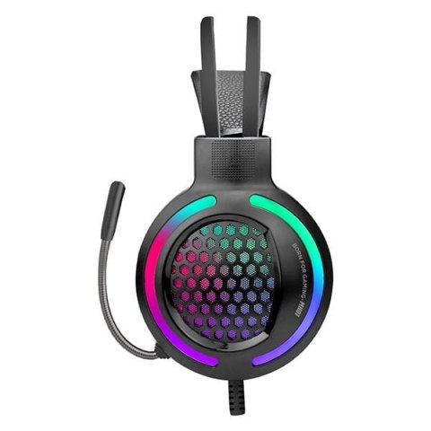 Mysz + słuchawki MARVO MH01BK mysz optyczna 6400dpi 6 klawiszy, słuchawki z mikrofonem Mysz + słuchawki MARVO MH01BK mysz optyczna 6400dpi 6 klawiszy, słuchawki z mikrofonem