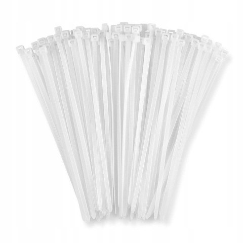 Opaska zaciskowa/opaska kablowa/zip/raps/trytytka 400x4,8mm (100szt) biała LEXTOOL (LXOP30) Opaska zaciskowa/opaska kablowa/zip/raps/trytytka 400x4,8mm (100szt) biała LEXTOOL (LXOP30)