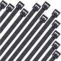 Opaska zaciskowa/opaska kablowa/zip/raps/trytytka 400x4,8mm (100szt) czarna LEXTOOL (LXOP31)