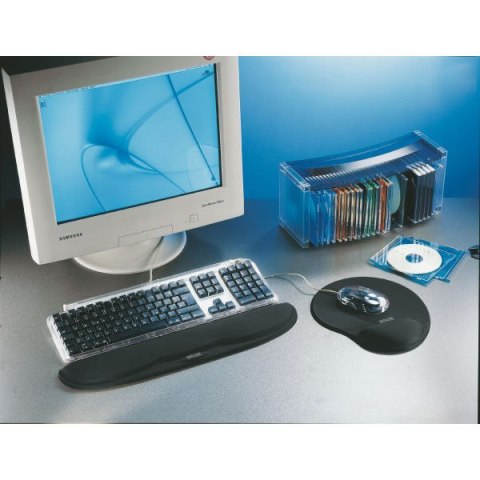 Podkładka żelowa pod nadgarstki do klawiatury DATALINE czarna 67109 ESSETLTE Podkładka żelowa pod nadgarstki do klawiatury DATALINE czarna 67109 ESSETLTE