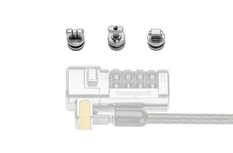 Zestaw końcówek blokad ClickSafe 3w1 gniazda T-Bar Nano i klinowe K68001WW KENSINGTON Zestaw końcówek blokad ClickSafe 3w1 gniazda T-Bar Nano i klinowe K68001WW KENSINGTON