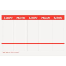 Etykiety do segregatorów 49x158mm(10x5) białe kartonowe 20820 ESSELTE