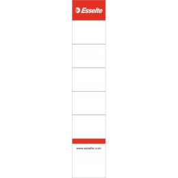 Etykiety grzbietowe do segregatorów 50mm (szerokość 38mm) białe 10sztuk 810811 ESSELTE